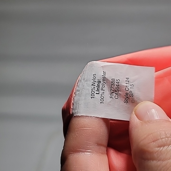 J. Crew Women’s S Coral Rain Jacket - Picture 7 of 8